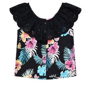 NWT Justice Fash Ruffle Tank